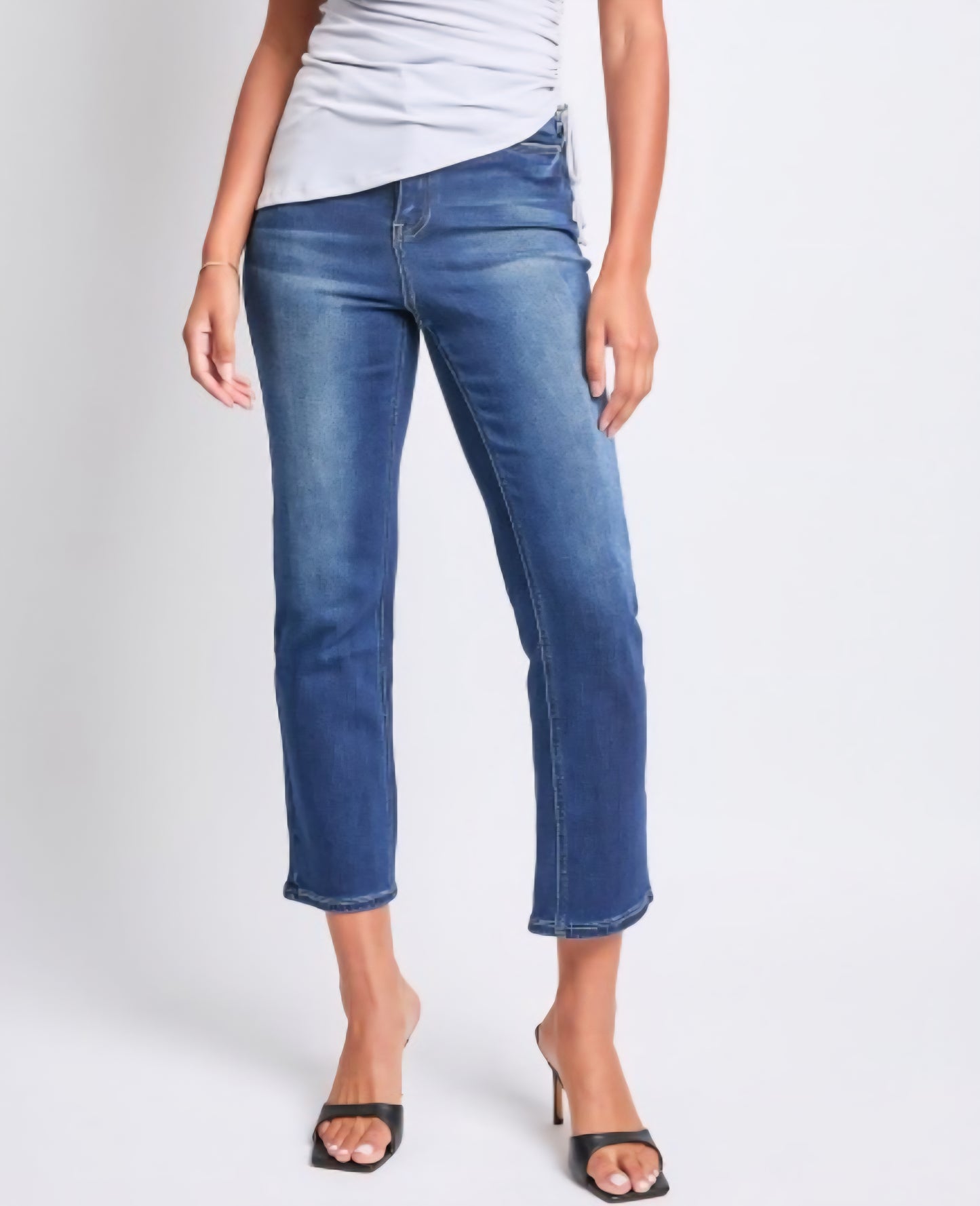 YMI Dark Wash Straight Leg Jean