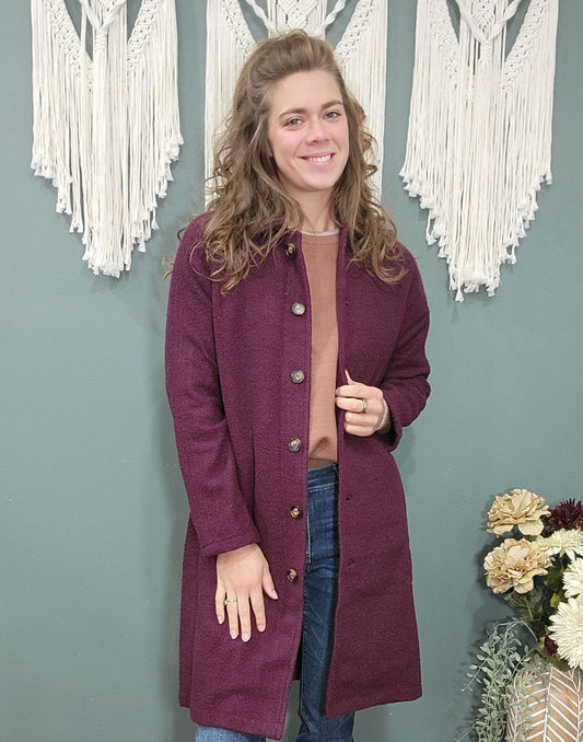 Hem & Thread Purple Coat