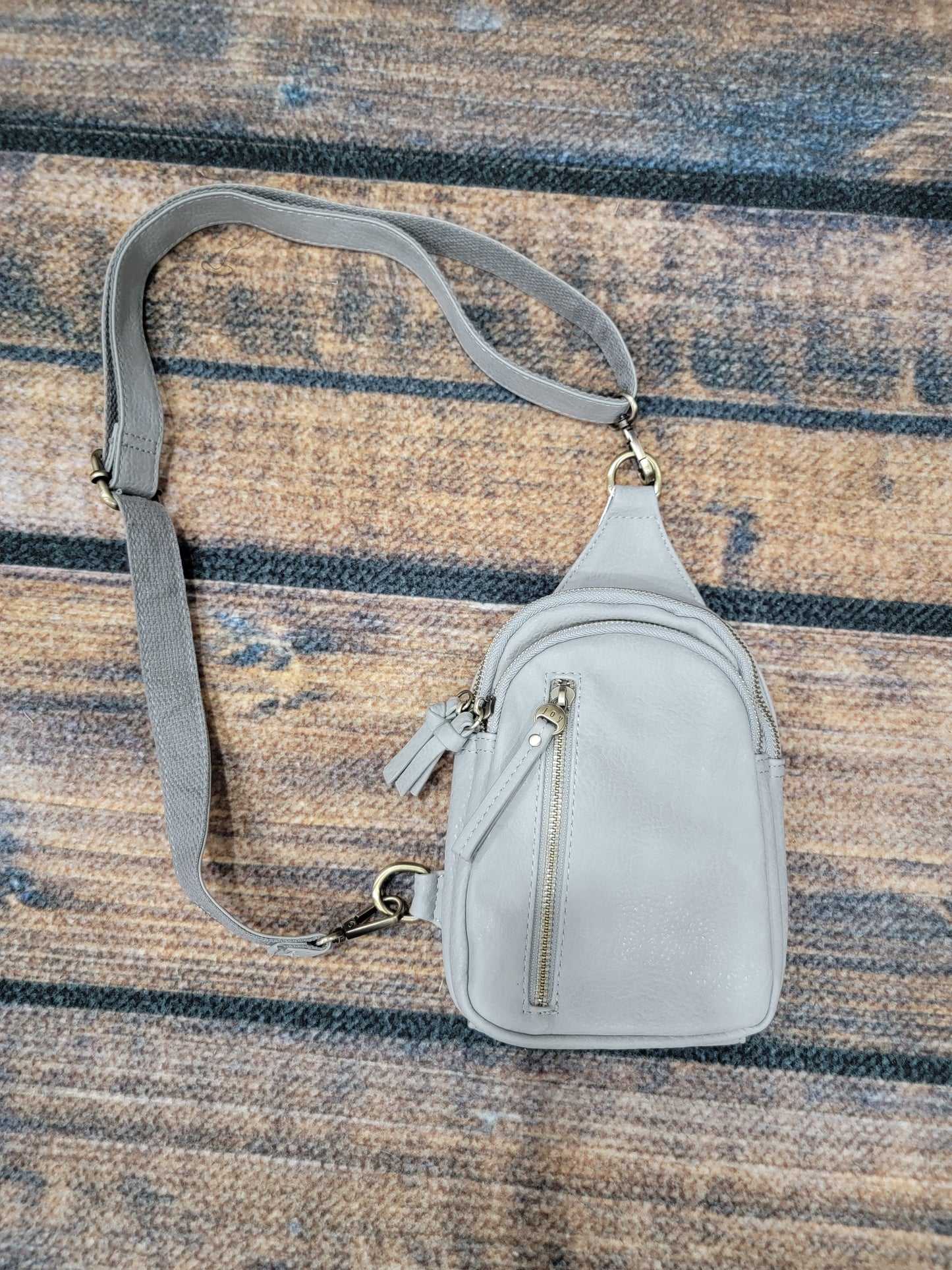Joy Susan Light Grey Sling Bag