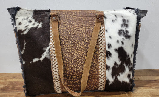 Myra Saddle Bell Weekender Bag- Wild Clay #2