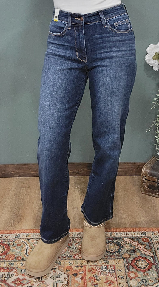 Judy Blue Mid-Rise Straight - Regular Inseam