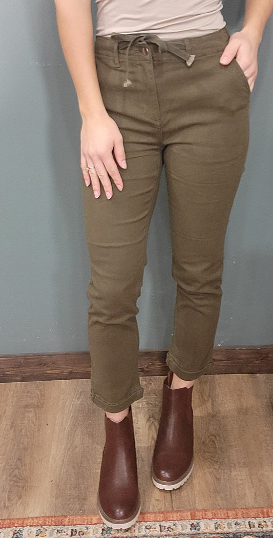 Thread & Supply Kinsley Pant - Tea Leaf Olive