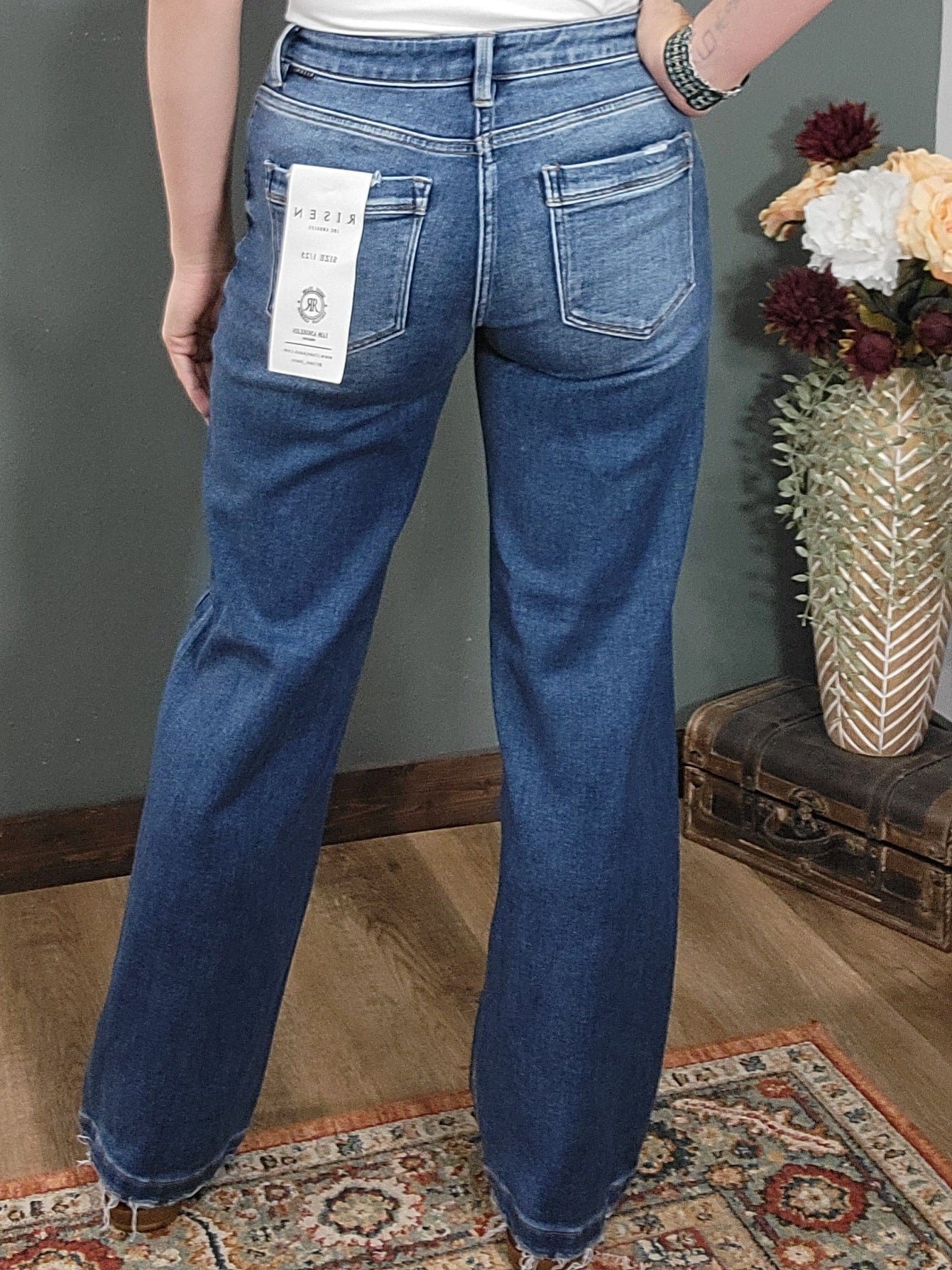 Risen Denim Baggy Fit Side Seam Detailed Jean