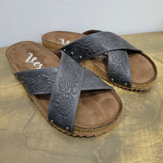 Very G Grey Jaycee 2 Sandals