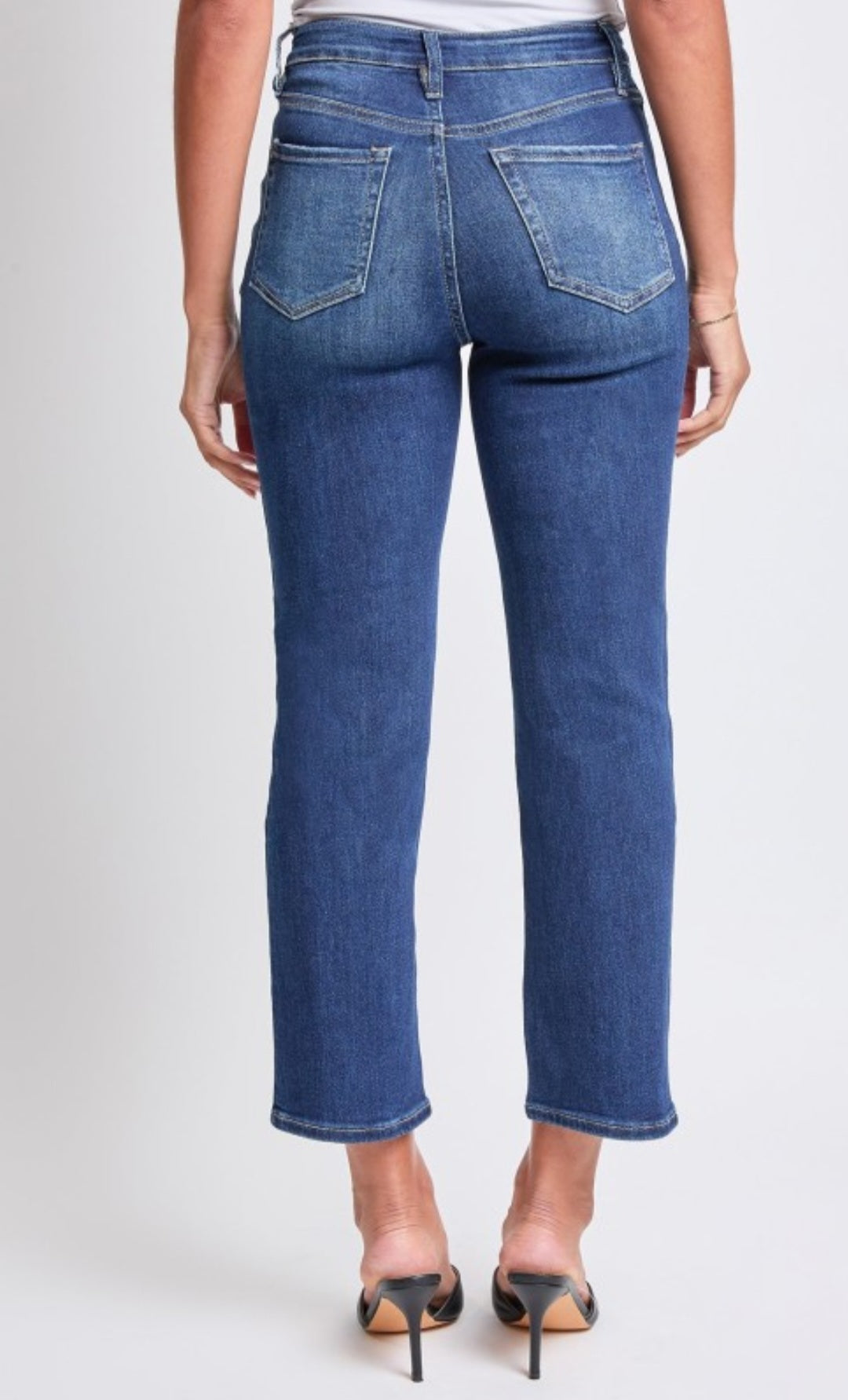 YMI Dark Wash Straight Leg Jean