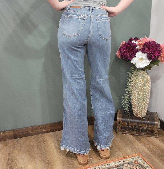 Judy Blue High Waist Retro Wide Leg Jean