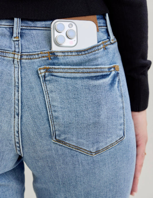 Judy Blue Mid Rise Dad Jean