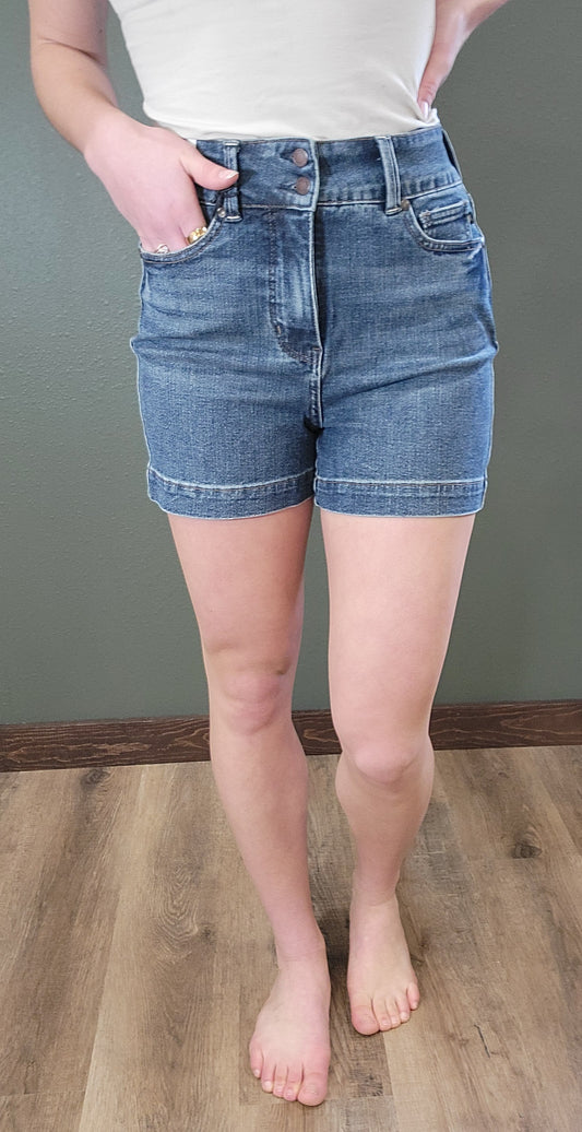 Judy Blue High Rise Dark Blue Shorts