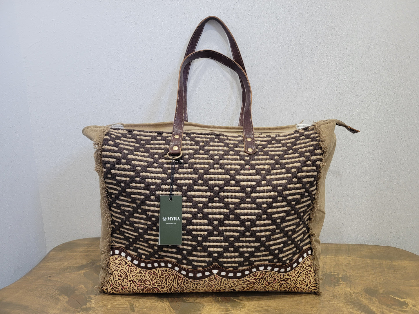 Myra Bag Bruine Weekender Bag