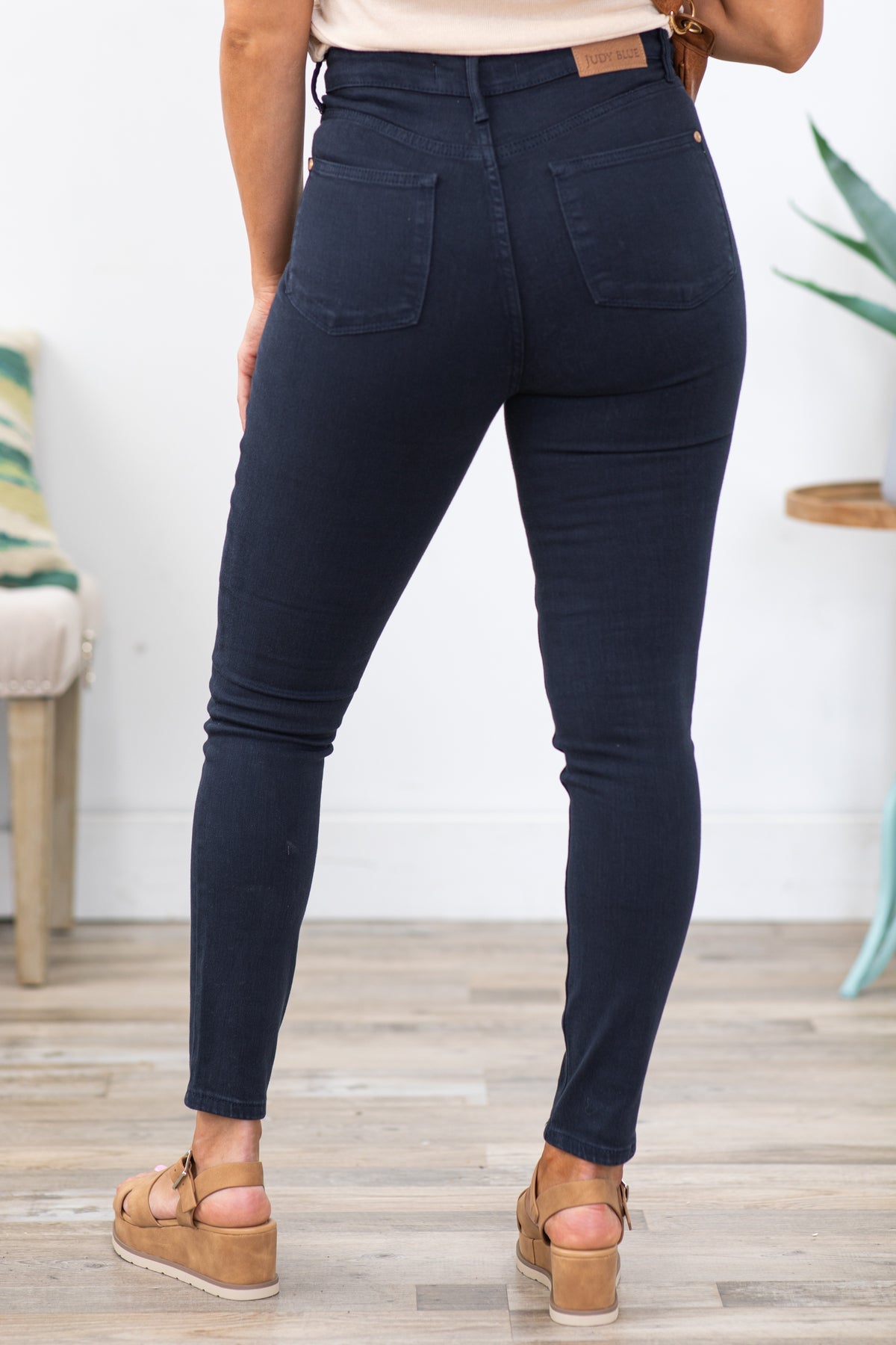 Judy Blue Tummy Control Navy Blue Skinny Jeans
