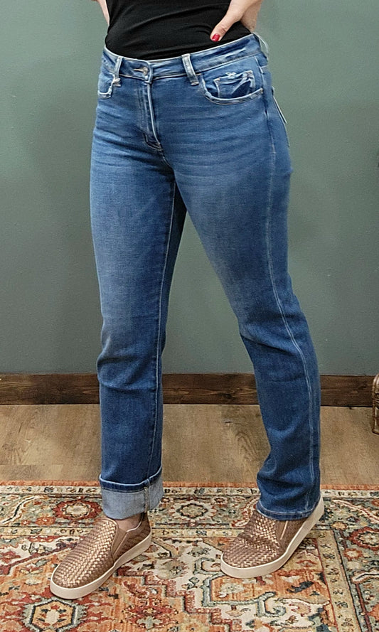 Vervet Jeanne High Rise Slim Straight