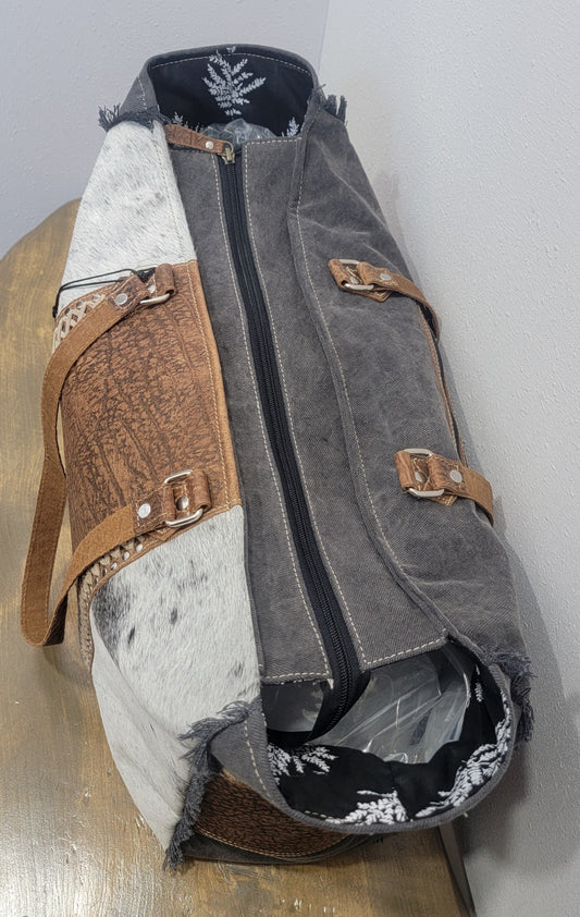 Myra Saddle Bell Weekender Bag- Wild Clay