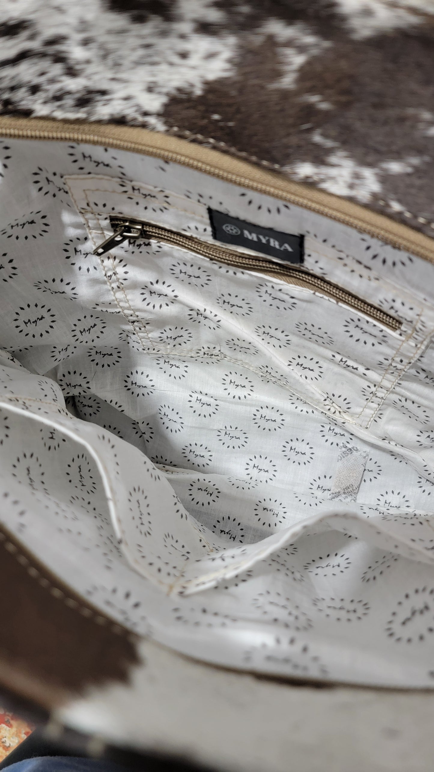 Myra Bag Hairon Cowhide Tote Purse