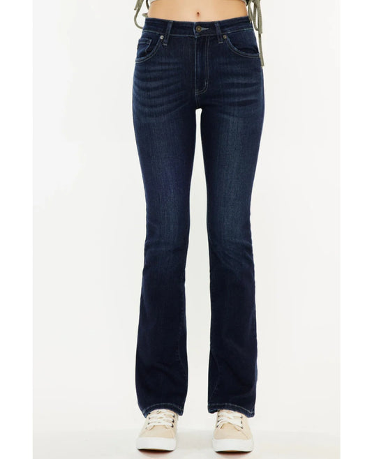 KanCan Curvy High Rise Skinny Bootcut Jean
