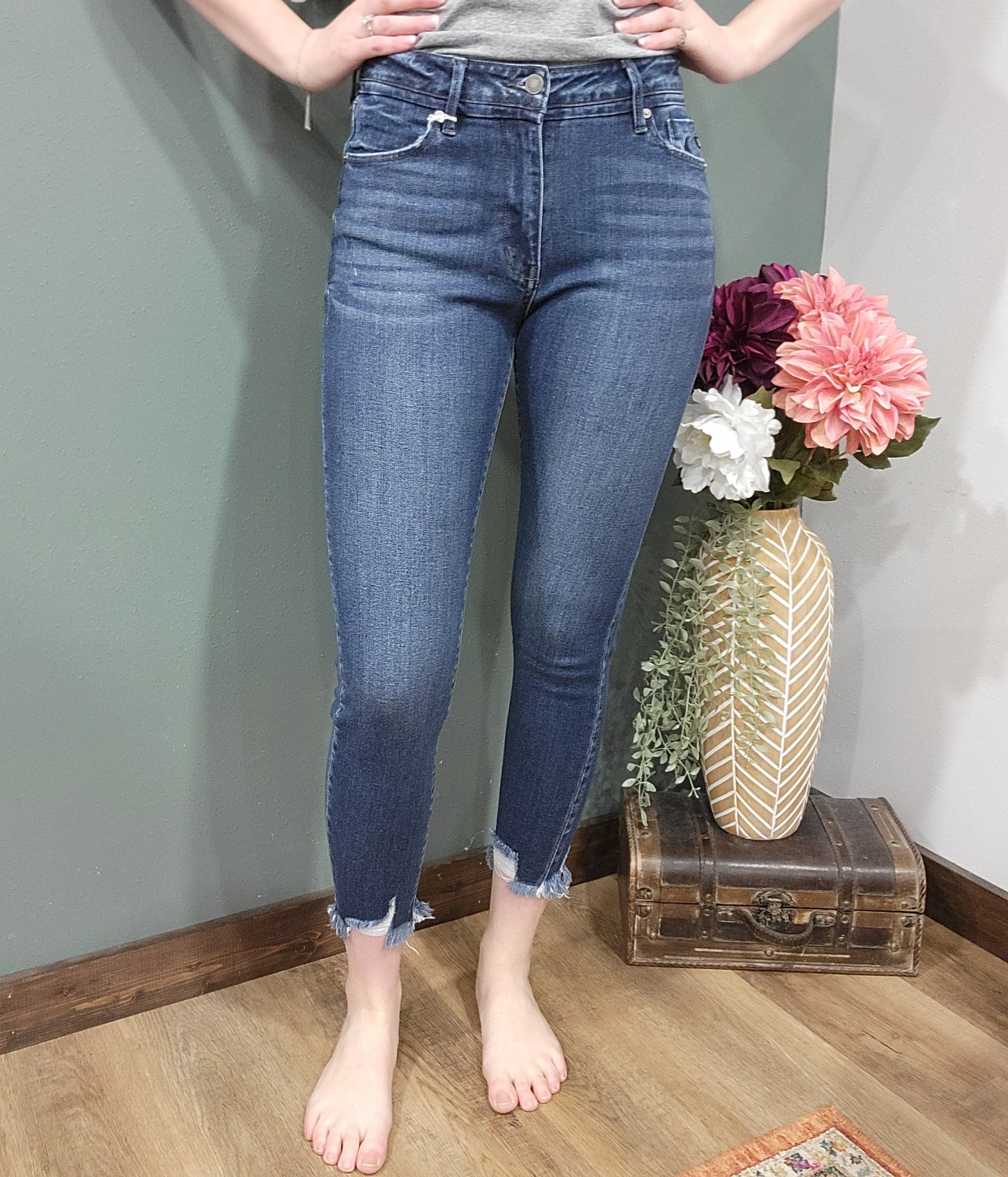 KanCan High Rise Ankle Skinny Jean