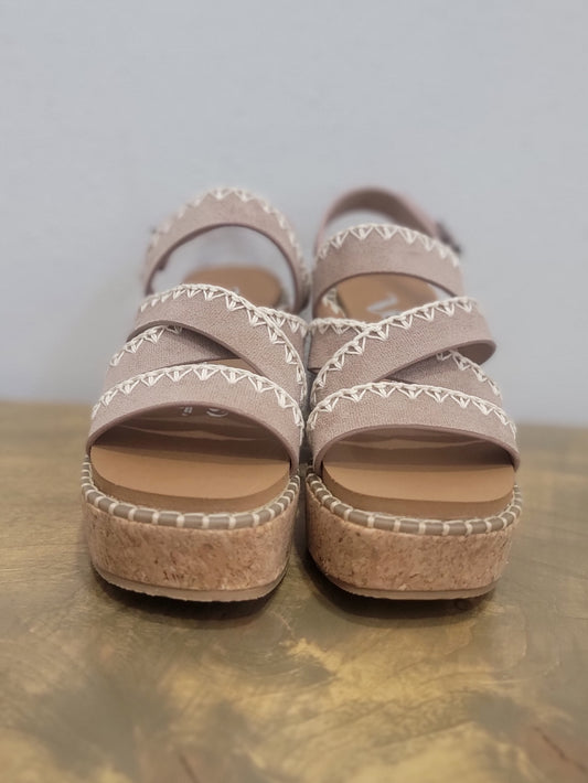 Very G Bethany Wedge Taupe