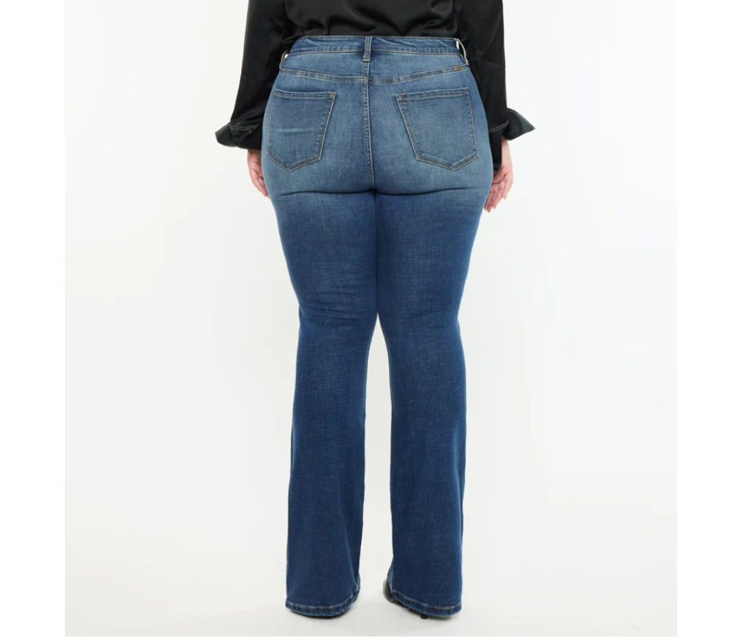 KanCan Essentials Curvy High Rise Skinny Bootcut Jean
