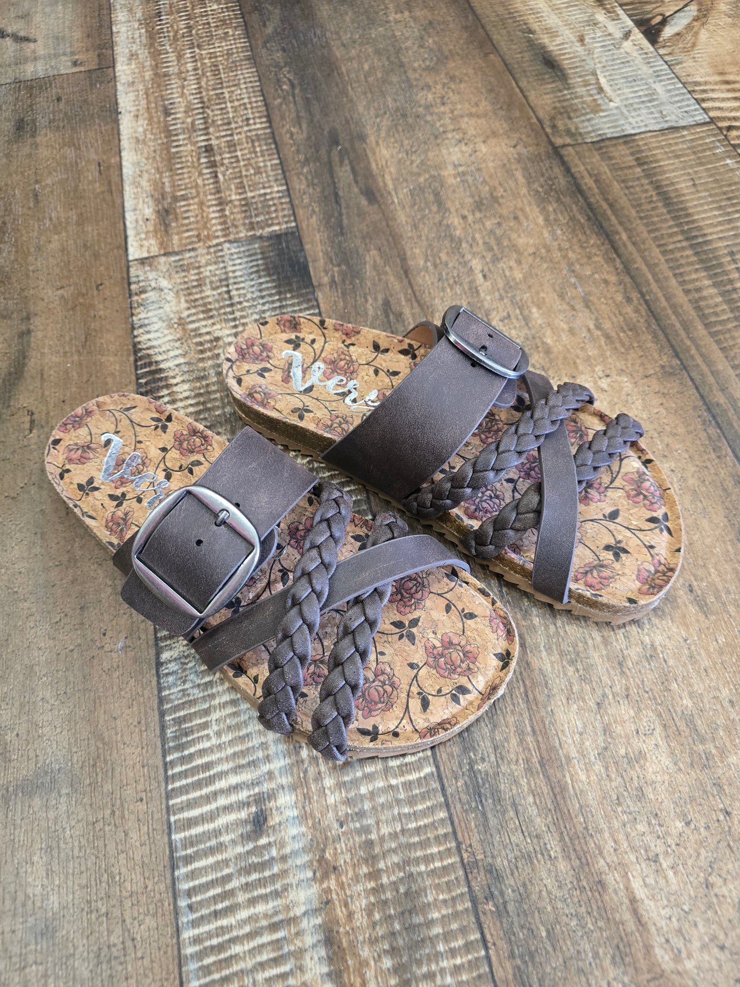 Very G Braided Sandal/ Nora 3 Chocolate