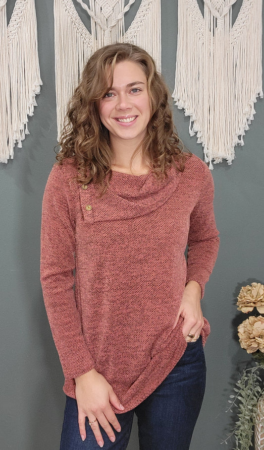 N Touch Burnt Orange Top