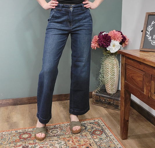 Judy Blue High Waist Trouser Wide Leg Jean