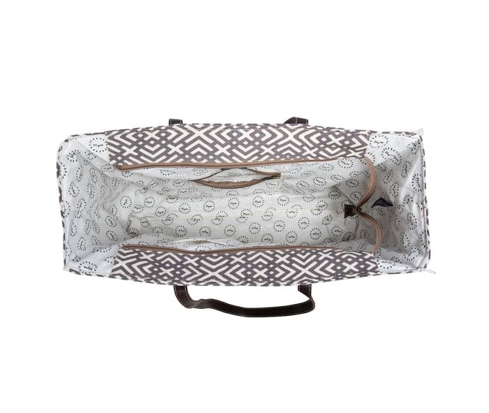 Myra Bag Terrence Geometric Weekender Bag