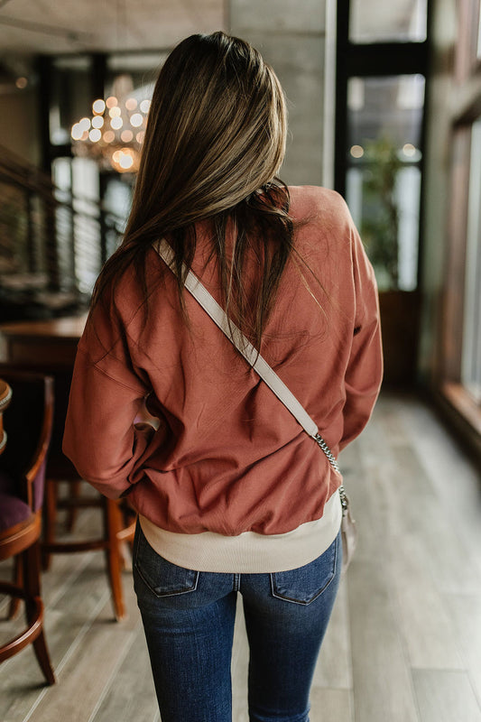 Ampersand Ave Pink Breeze Pullover Sweatshirt