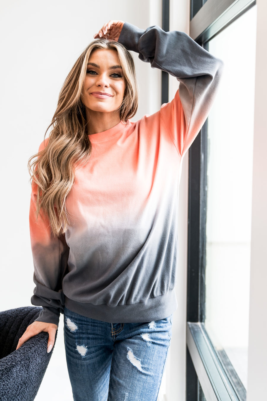 Ampersand Ave Chasing Sunsets University Pullover