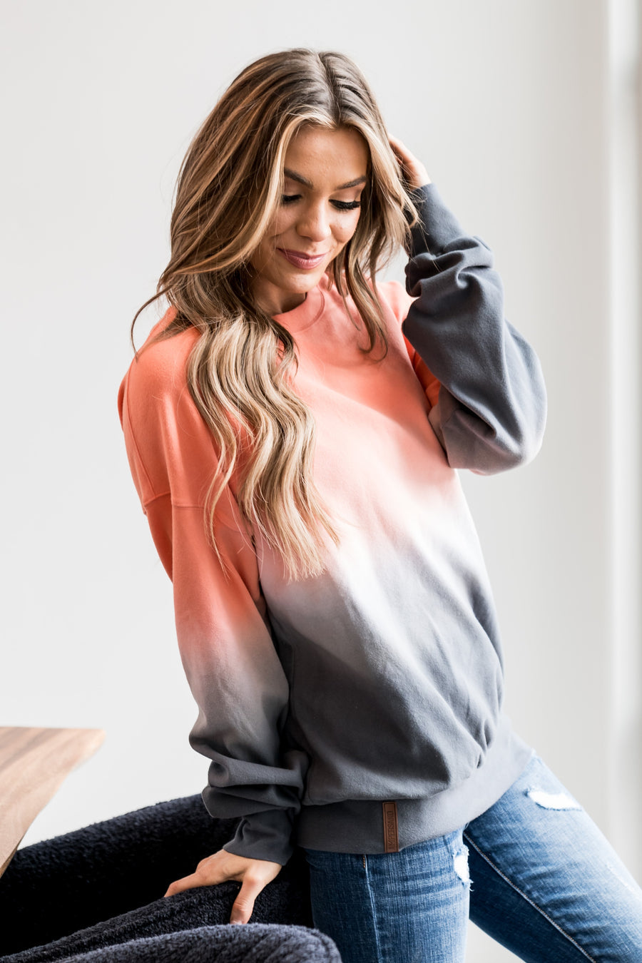 Ampersand Ave Chasing Sunsets University Pullover