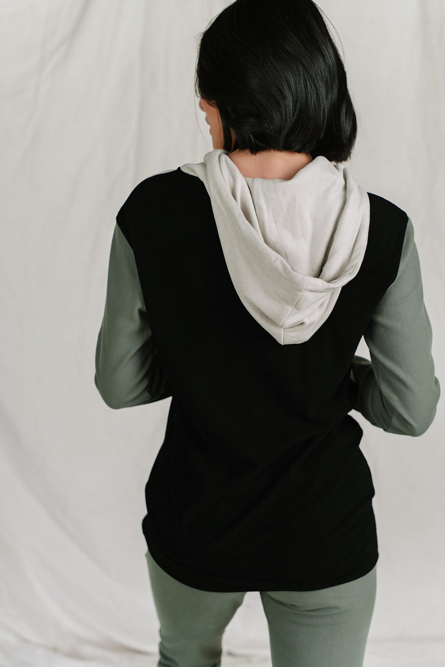 Ampersand Ave Olive Wanderlust Performance Fleece HalfZip Sweatshirt