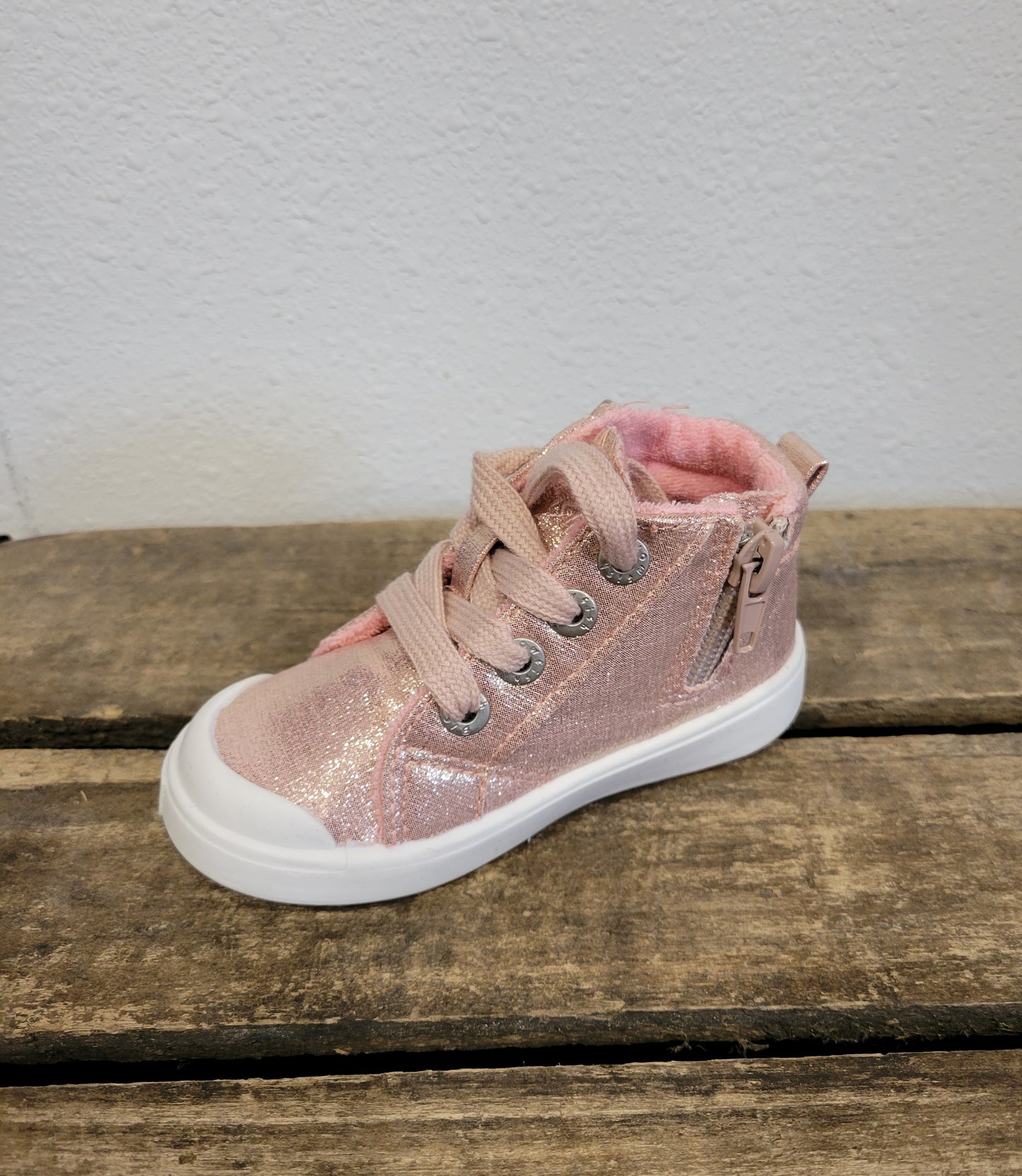 Kids Blowfish Pink Sparkle Sneakers