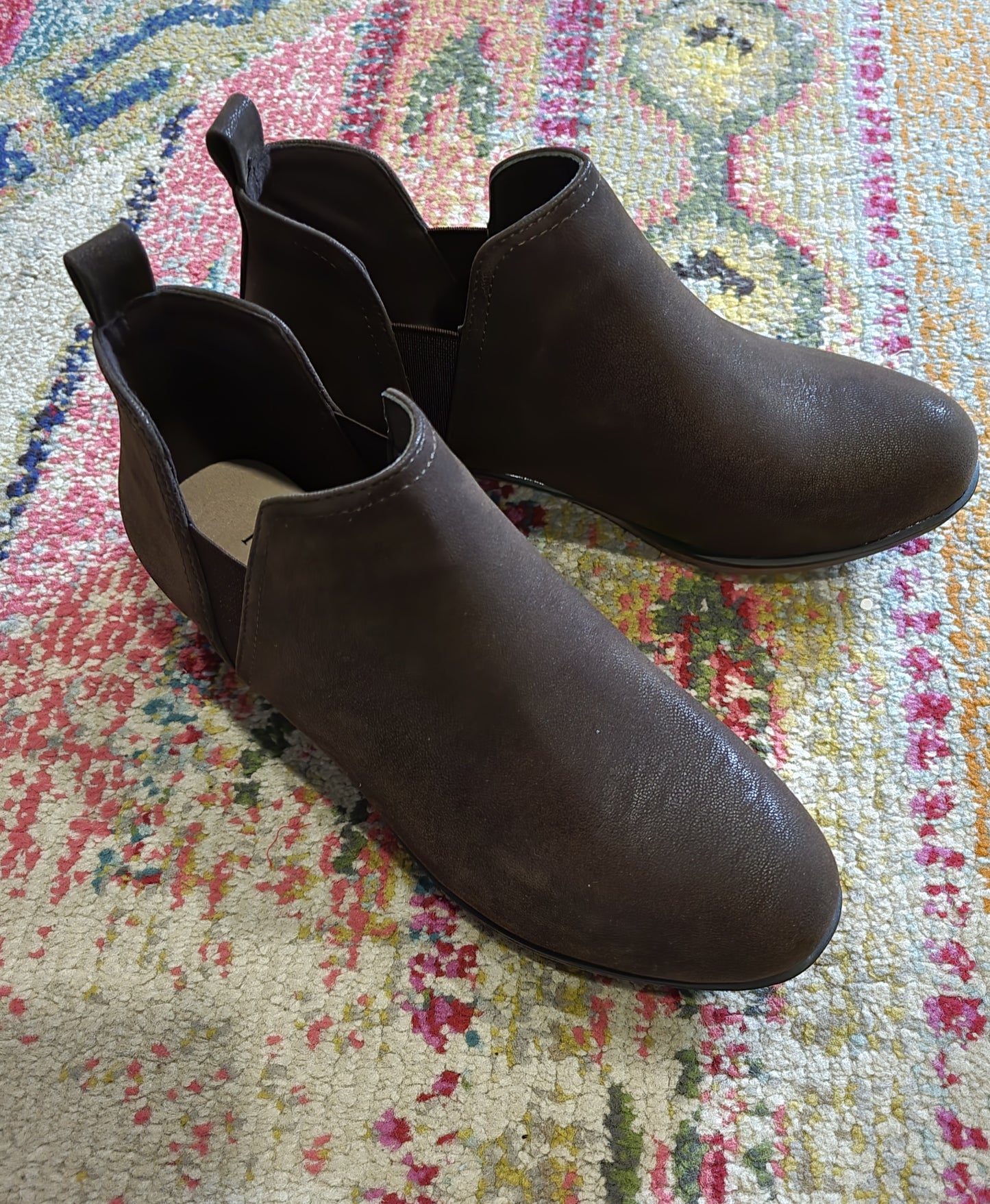 Pierre Dumas Brown Kenzie Booties