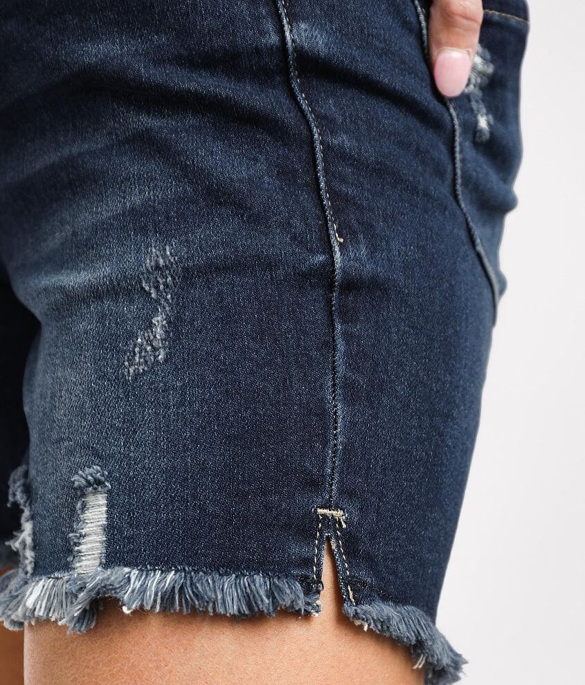 Maternity Extreme Stretch Dark Wash Shorts