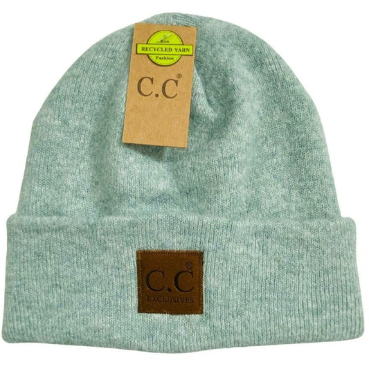 C.C Adult Unisex Ribbed Beanie *Multiple Colors*