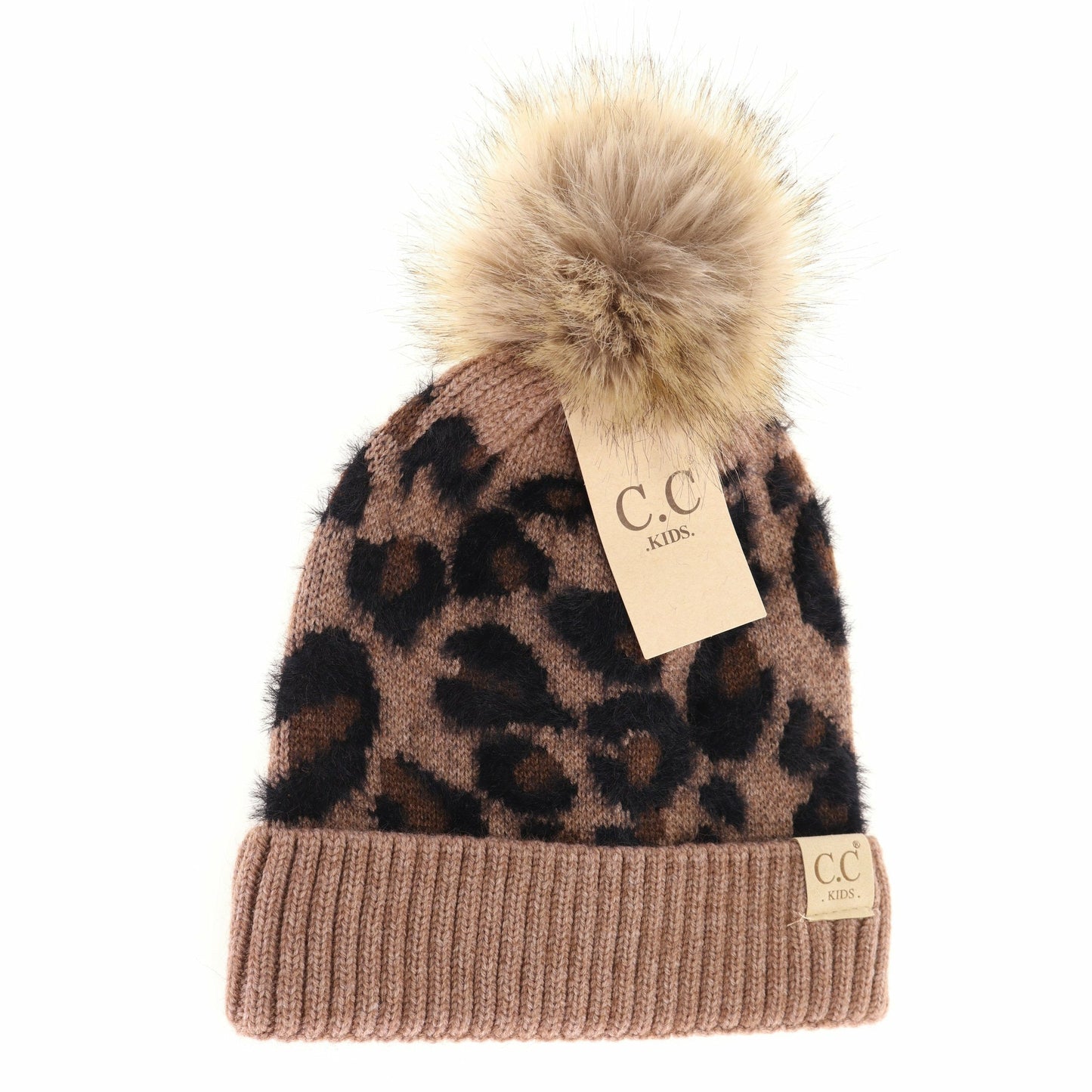 CC Kids Leopard Print Beanie *Multiple Colors*