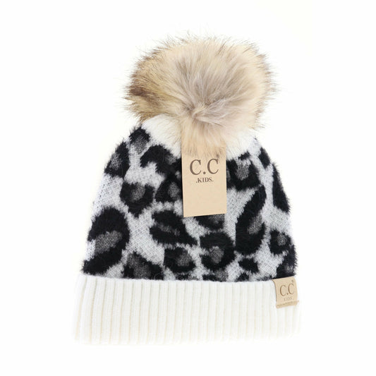CC Kids Leopard Print Beanie *Multiple Colors*