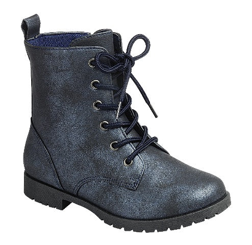 Kids Forever Link Navy Moto Booties
