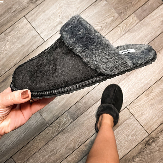 Very G Black DiDi Slippers