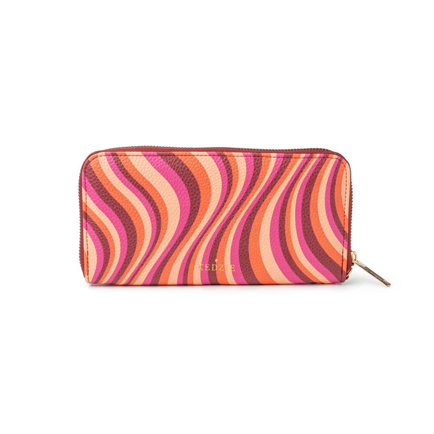 Kedzie Patterned Eclipse Zip-Around Clutch - Hollywood