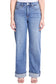 Hailey High Rise Cuff Wide Leg Jeans: Medium Wash