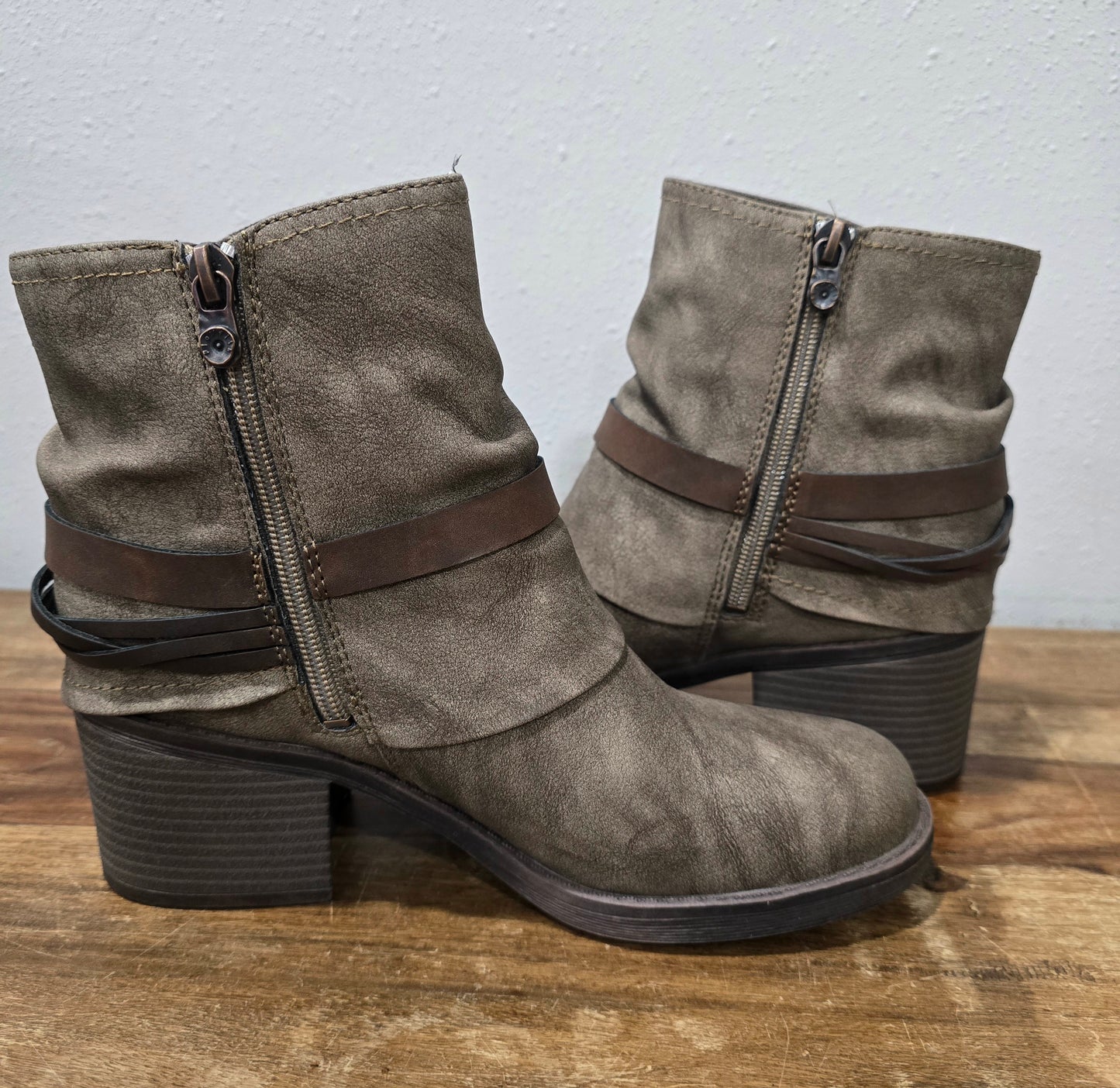 Blowfish Marta Taupe Bootie