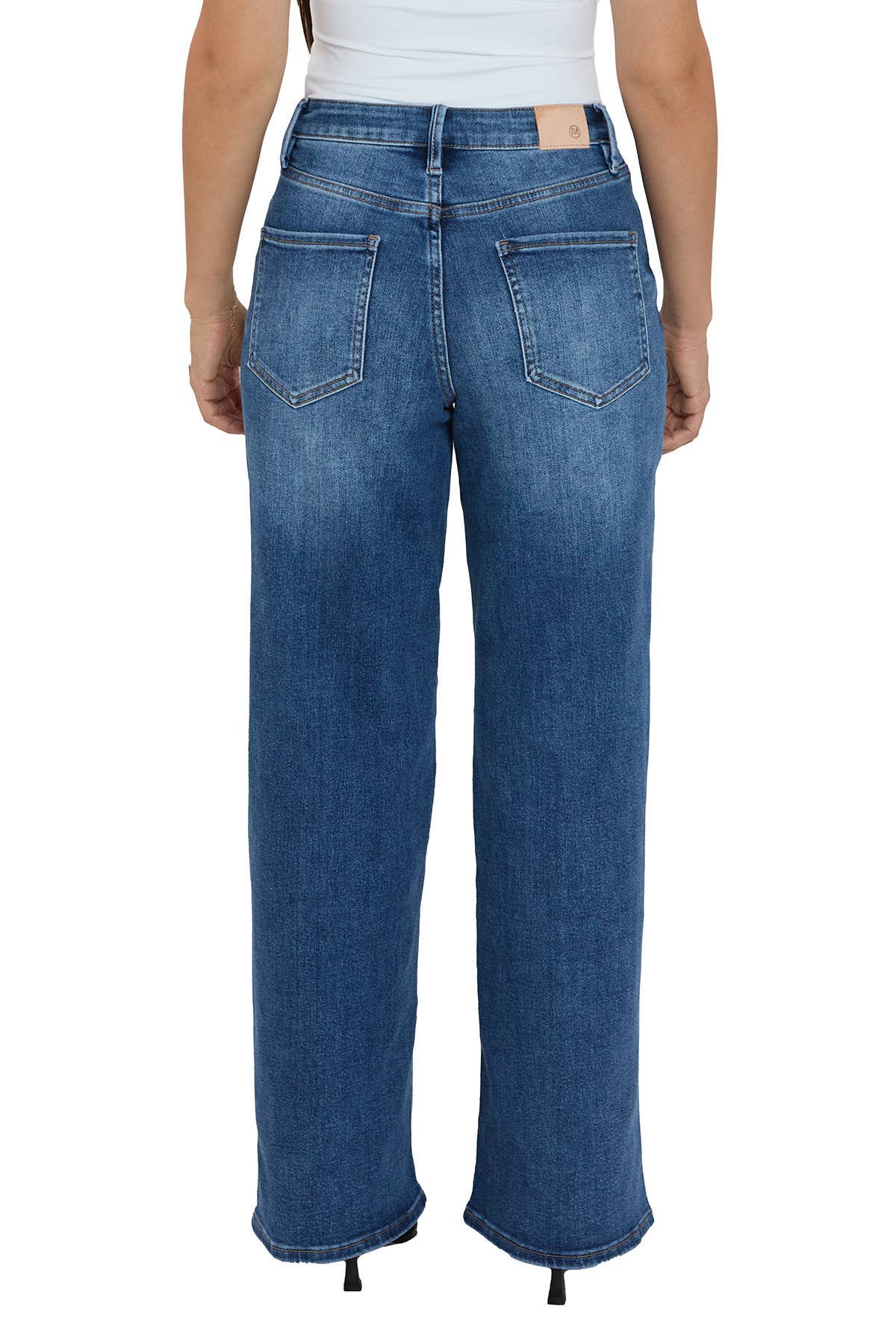 Chloe RFM High Rise Wide Leg Jeans