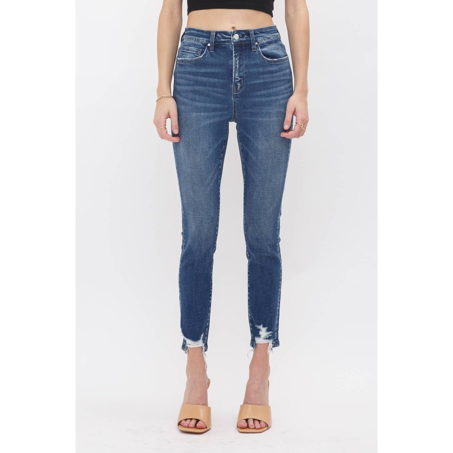 Mica High Rise Crop Skinny