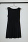 Gilli Boat Neck Fit & Flare Mini Dress: Black
