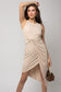 Sleeveless Twist Wrap Midi Dress *Multiple Colors*