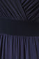 Surplice Sleevless Waist Defined Cropped Jumpsuit: Navy