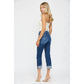 Mica Denim Mid-Rise Straight Leg with Cuff - Zaley