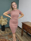 Ampersand Ave Better Than Basic Dress- Terracotta