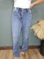 Judy Blue Medium Wash Button Fly Mid Rise Bootcut Jeans