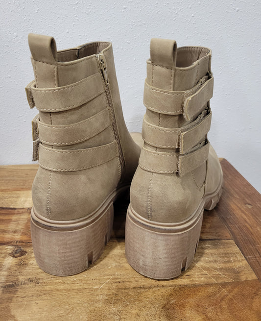 Pierre Dumas Taupe Camden Boots