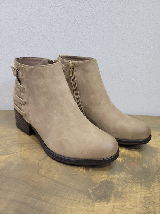 Pierre Dumas Taupe Gossip Bootie